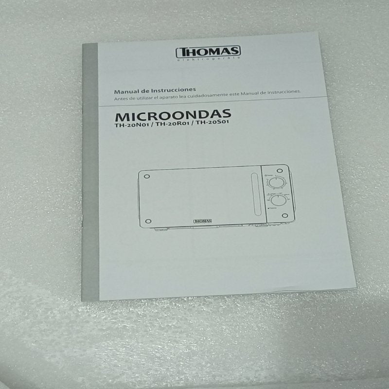Microondas Thomas TH-20S01 Gris 20 Litros