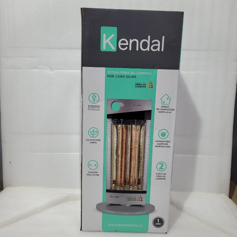 Estufa Fibra de Carbono Kendal NSB-120K5 1200W
