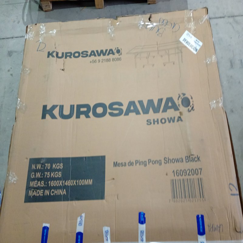 Mesa de Ping Pong Kurosawa Showa Black Azul