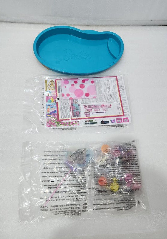 Casa de muñecas Dreamhouse Barbie Mattel HMX10-9564 75 piezas
