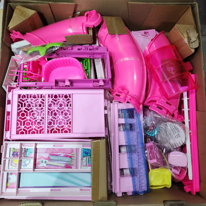 Casa de muñecas Dreamhouse Barbie Mattel HMX10-9564 75 piezas