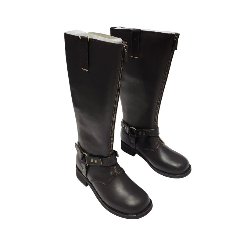 Botas alta Zipper Raindoor W26RAI-ZP07 Brown para Mujer