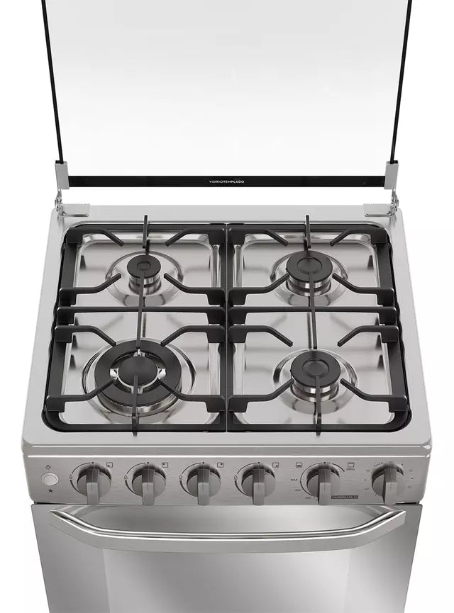 Cocina a Gas 4 Quemadores Electrolux FE4SXC Inoxidable