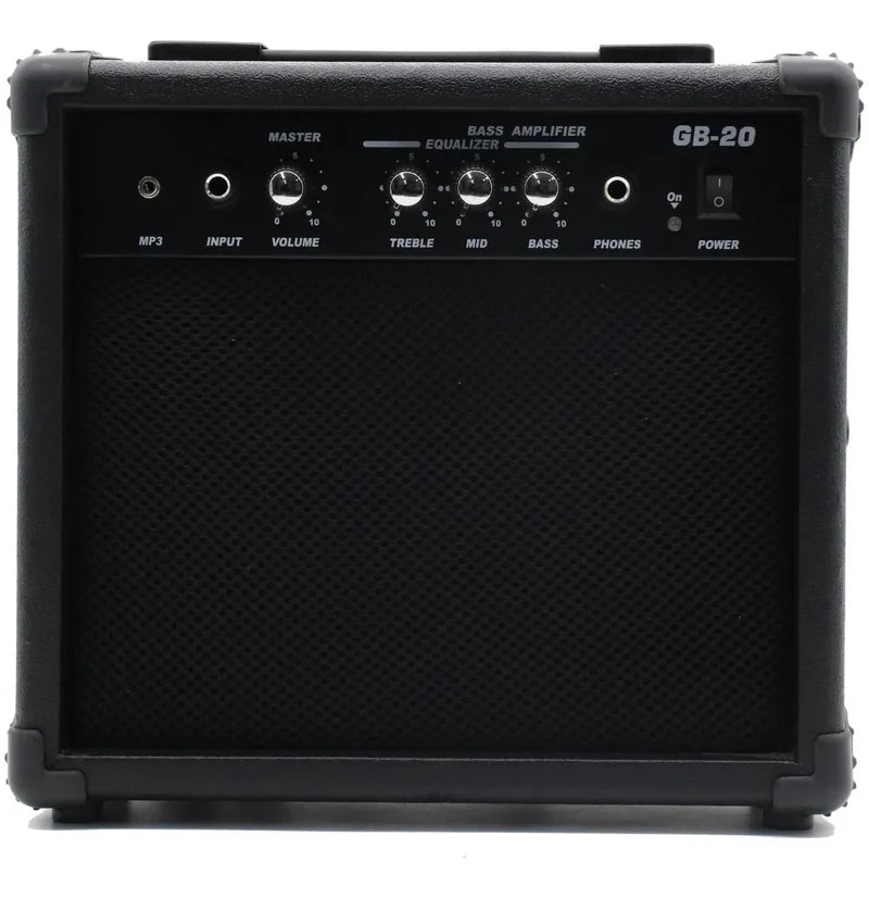 Bas Amplificador Gb-20 Para Guitarra Electrica Y Bajo