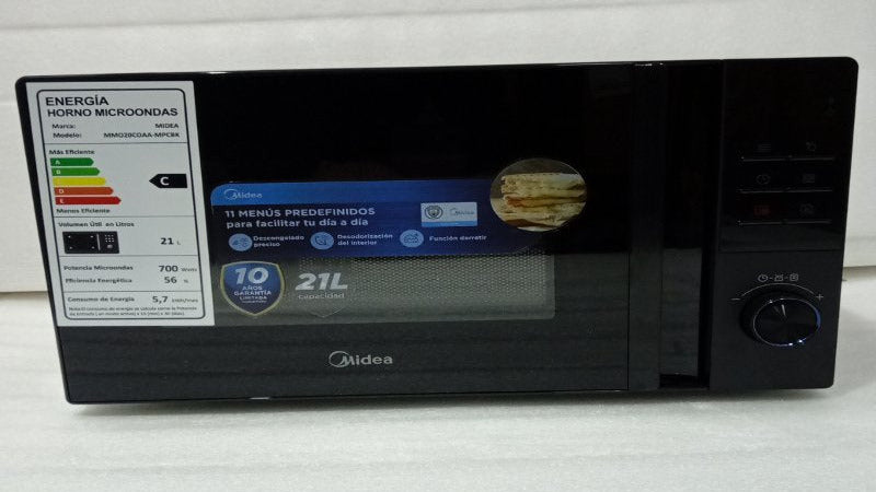 Microondas Midea MM020COAA-MPCBK 21 Litros