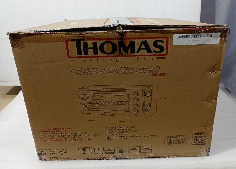 Horno Eléctrico Thomas TH-62I 60 Litros