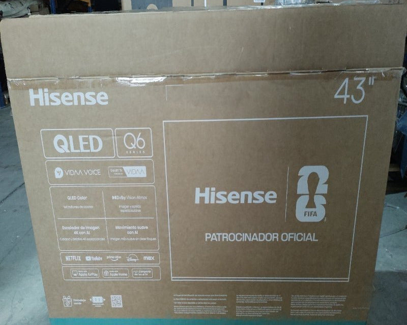 QLED TV 4K Hisense 43Q6QV 43 Pulgadas