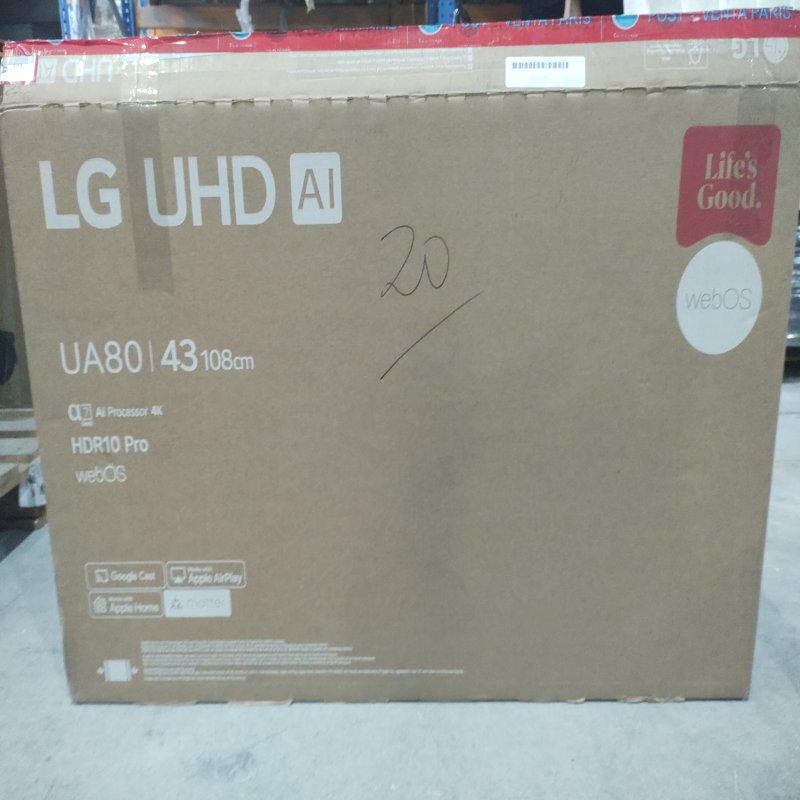 Smart TV LG UA80 4K UHD 43 pulgadas