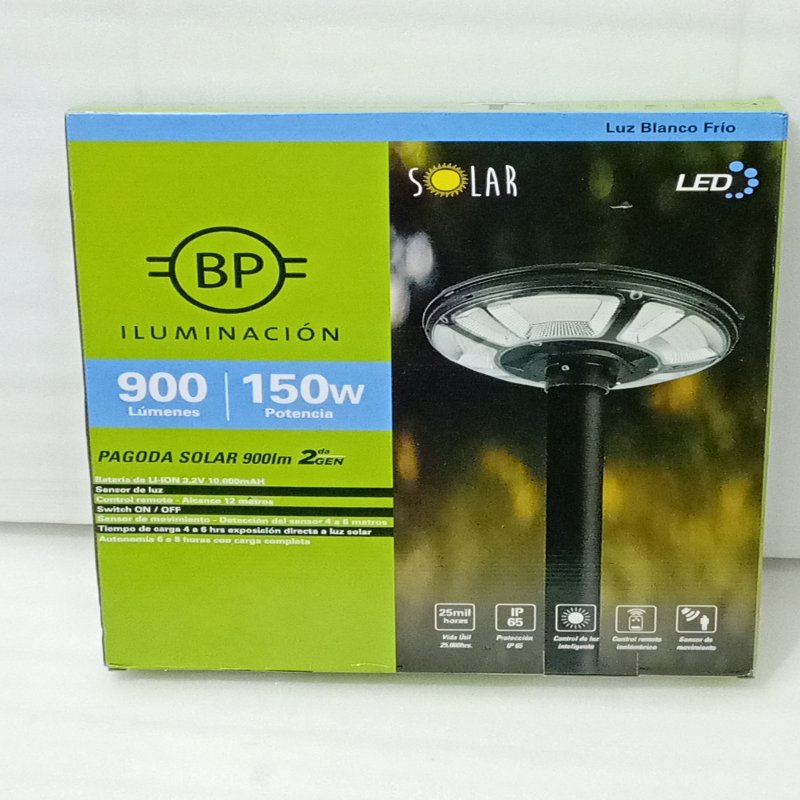 Págoda Solar BP Iluminación 900 Volúmenes 150W