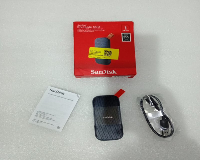 SSD portátil SanDisk 1TB, Negro