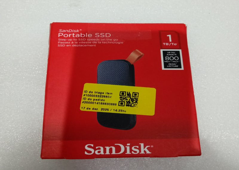 SSD portátil SanDisk 1TB, Negro