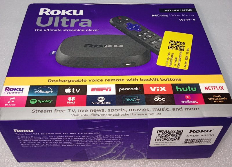Roku Ultra 2024 Dolby Vision y Atmos 4K