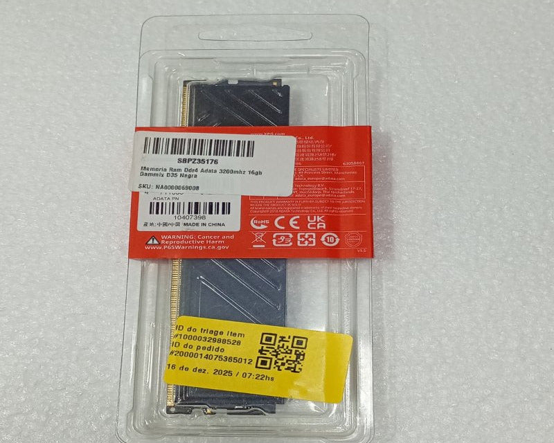 Memoria RAM DDR4 XPG Gammix D35 16GB 3200MHz AMD Ryzen Intel XMP 2.0