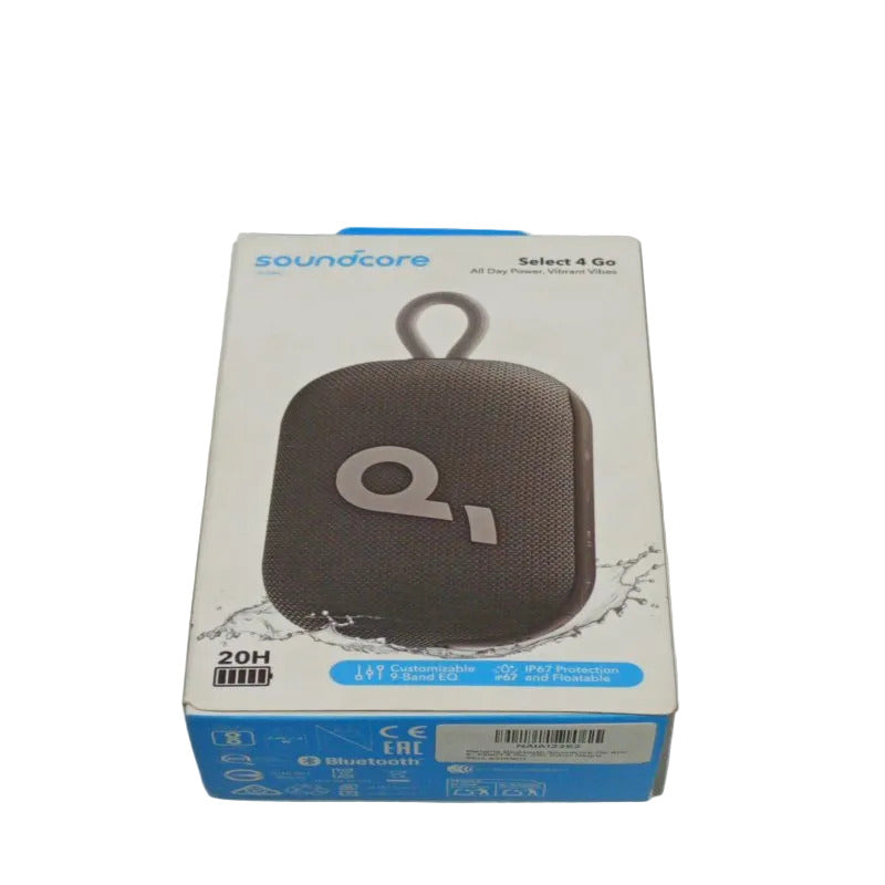 Parlante Bluetooth Soundcore Select 4 Go all day power vibrant vibes Negro