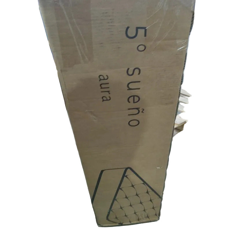 Colchón 1.5 Plaza 5 Sueños Aura RSBR21105190, Blanco