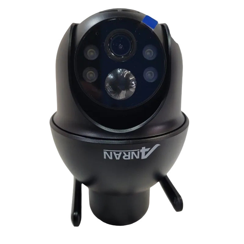 Cámara de Seguridad Anran Solar Full HD con Sonido, Negro