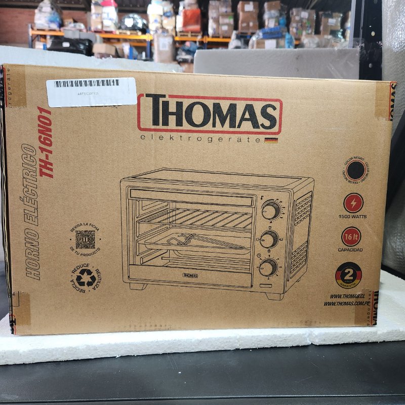 Horno Eléctrico Thomas TH-16N01 16 Litros Negro