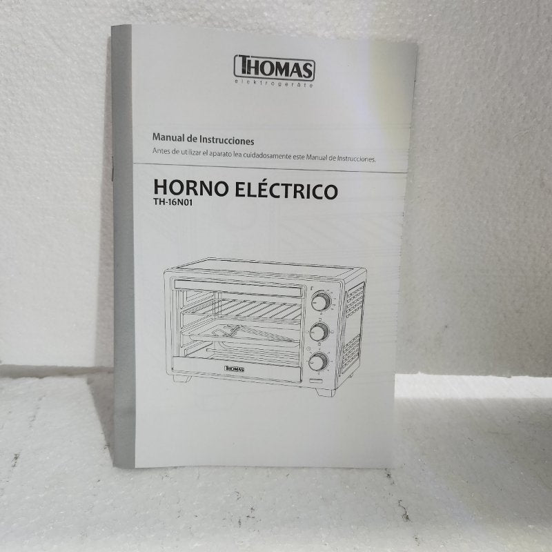 Horno Eléctrico Thomas TH-16N01 16 Litros Negro