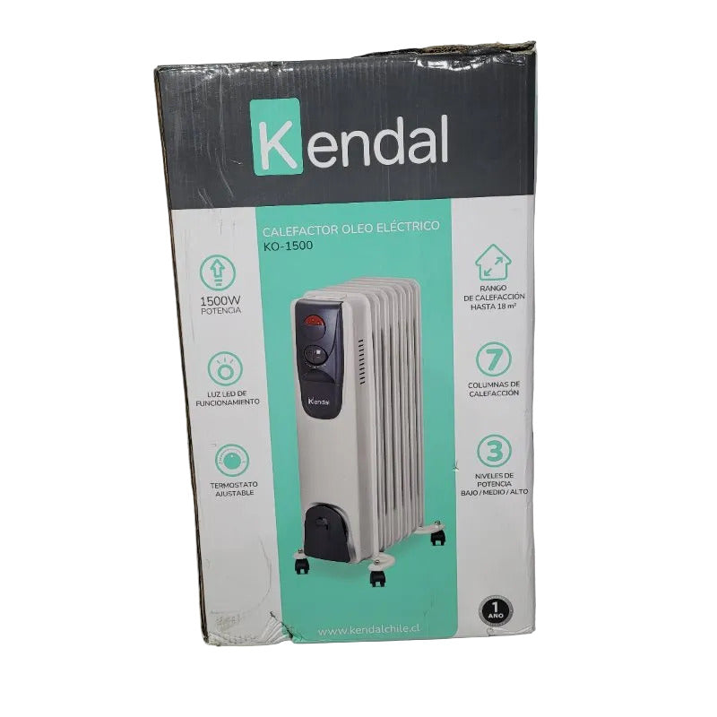 Calefactor Eléctrico Oleo Kendal KO-1500