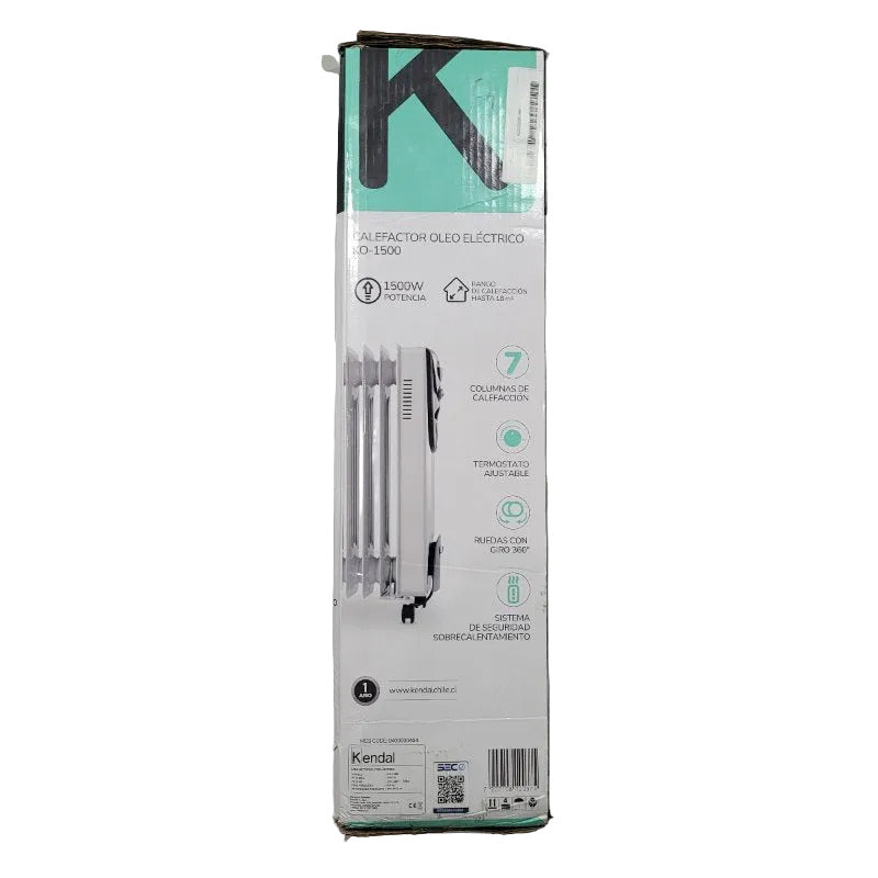 Calefactor Eléctrico Oleo Kendal KO-1500