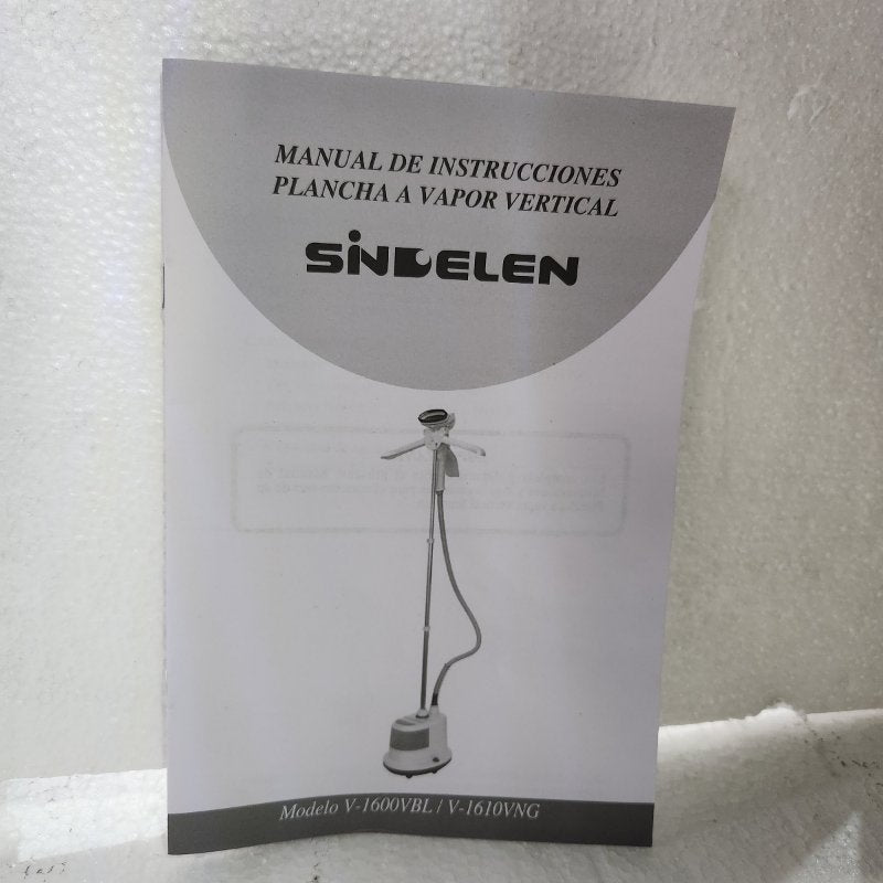 Plancha a Vapor Sindelen V-1600VBL 1600W 1.4 Litros, Blanco