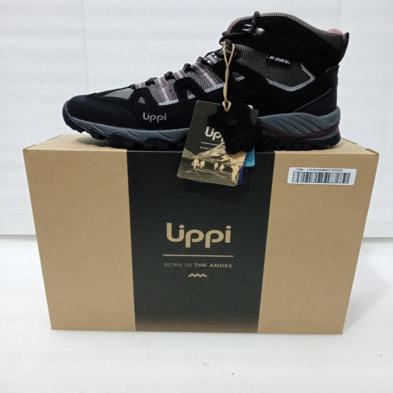 Botines Lippi Puelo CS HI – Negro/Uva, EUR 38 / 24,5 cm