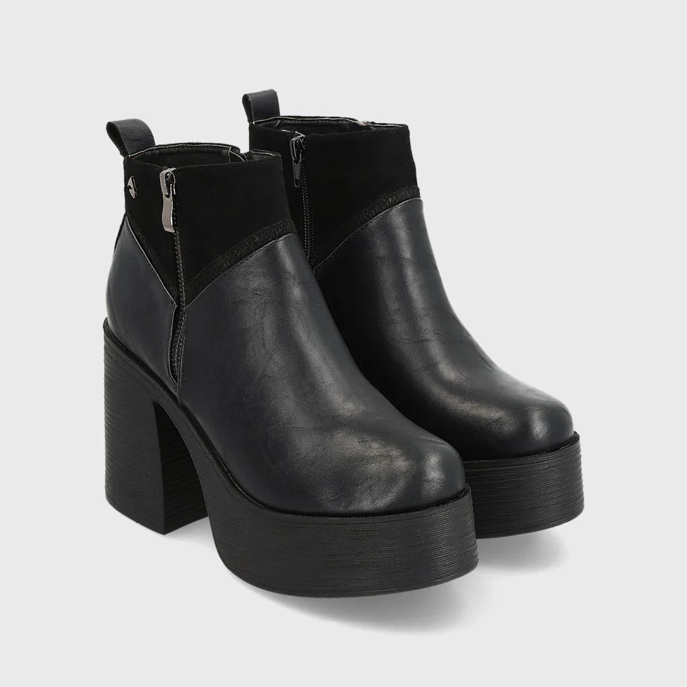 Botin  Plataforma Gotta 25630 Negro 35