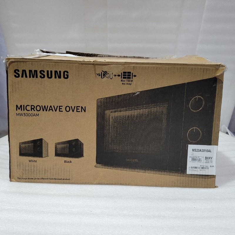Microondas Samsung MS20A3010AL 20 Litros, Negro