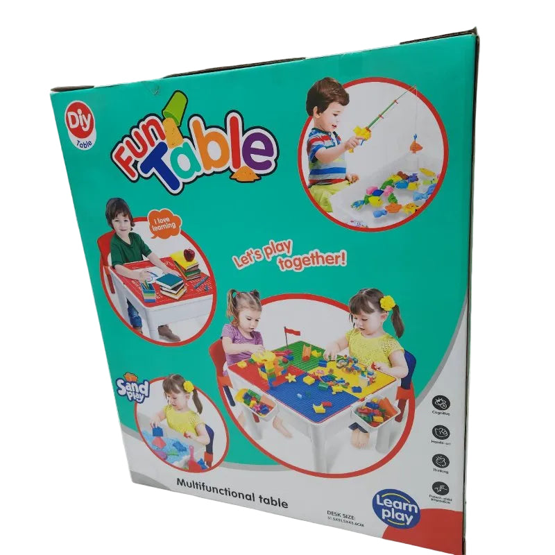 Mesa Didáctica de Juego Learn Play Multifuncional 4 en 1