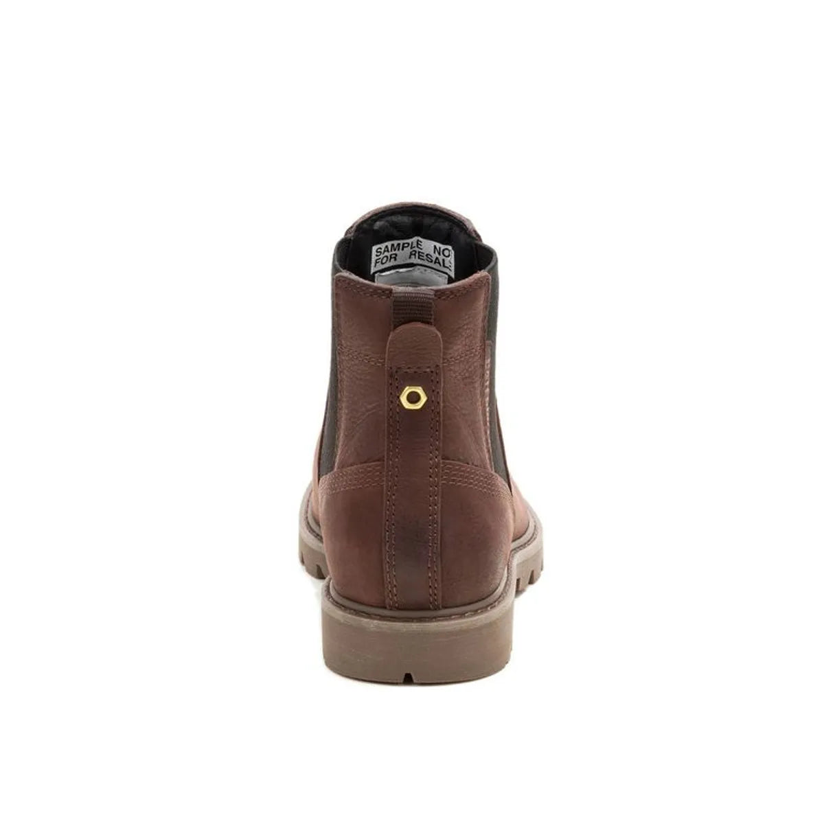 Botín Chelsea de Cuero para Mujer Cat Colorado W S P312182 Brown Talla 38.5