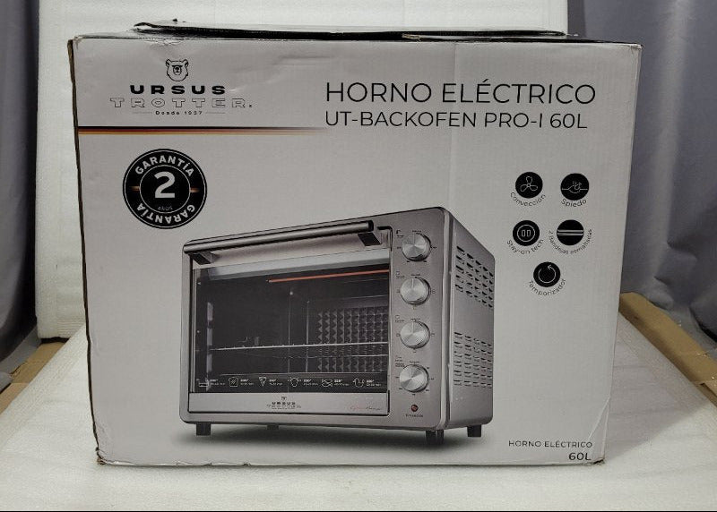 Horno Eléctrico URSUS TROTTER UT-BACKOFEN PRO-I 60 Litros