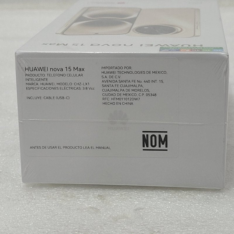 Teléfono Celular Huawei Nova 15 Max CHZ-LX1 8GB RAM 256GB, Negro