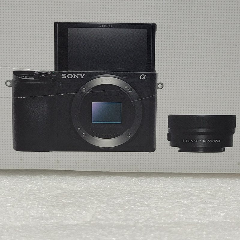 Cámara Fotográfica Sony ILCE-6100K, Negro