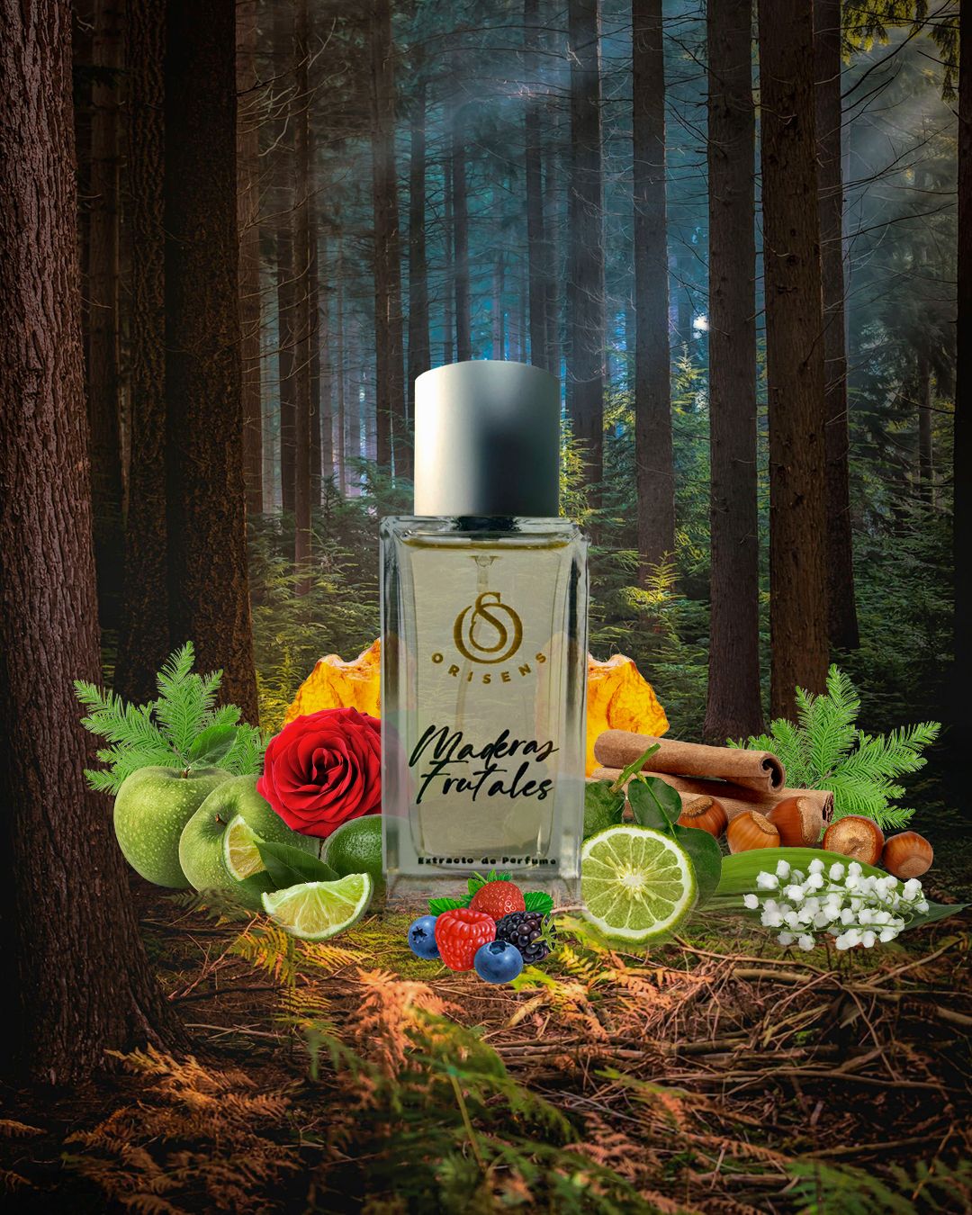 Extracto De Perfume Orisens Maderas Frutales 50ml