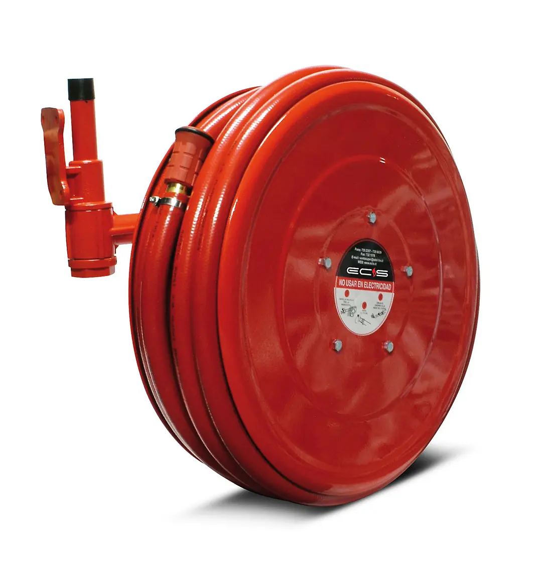 Carrete De Incendio Eflavin Red Humeda Rojo 1 X 30 Mts