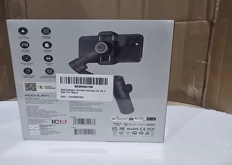Estabilizador para Celular Aochuan Smart XE – 3 Ejes, Negro