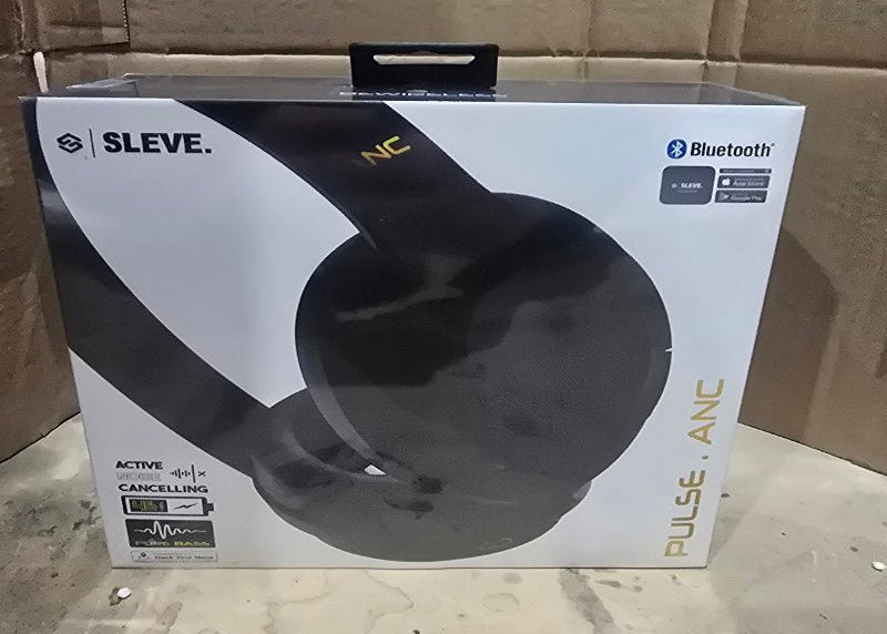 Audífonos Bluetooth SLEVE Pulse ANC Inalámbricos, Negro