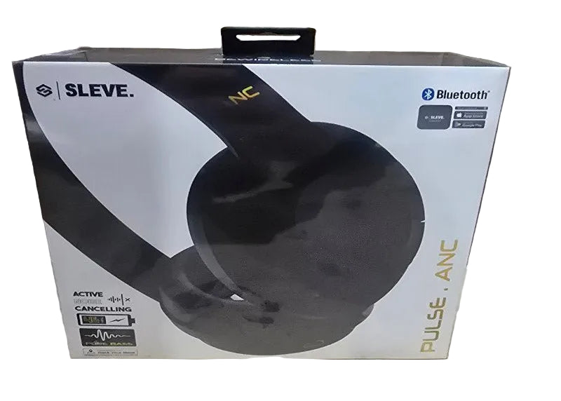 Audífonos Bluetooth SLEVE Pulse ANC Inalámbricos Negro