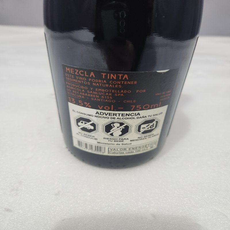 Vino Tinto Romelio Maule 750 ml, 2020