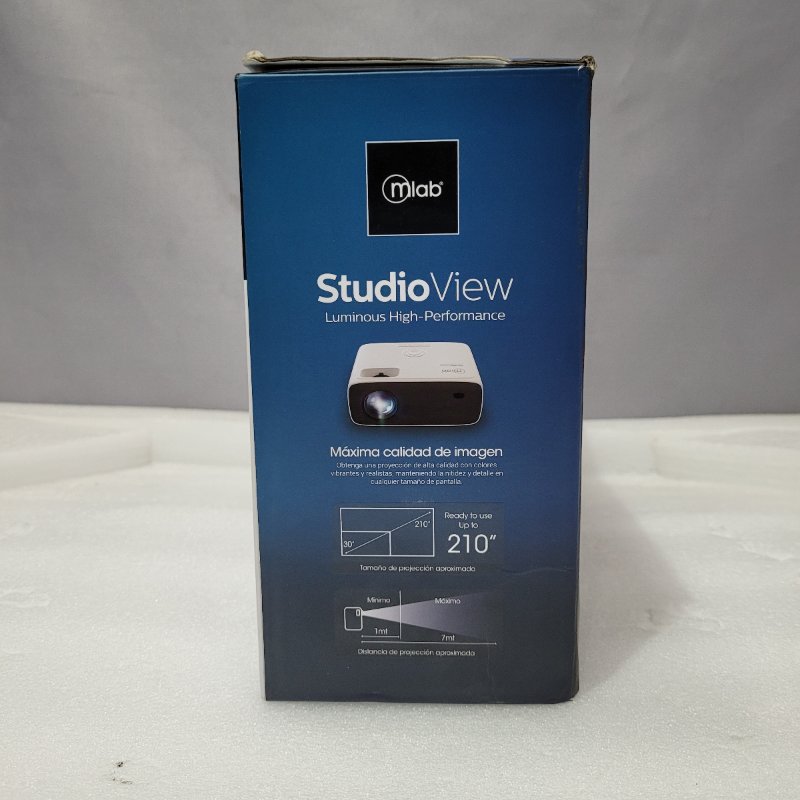 Proyector de Video Portátil MLAB 9397 1080p, Blanco