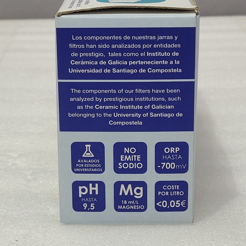 Pack 3 Filtros de Agua Alkanatur Drops Blanco