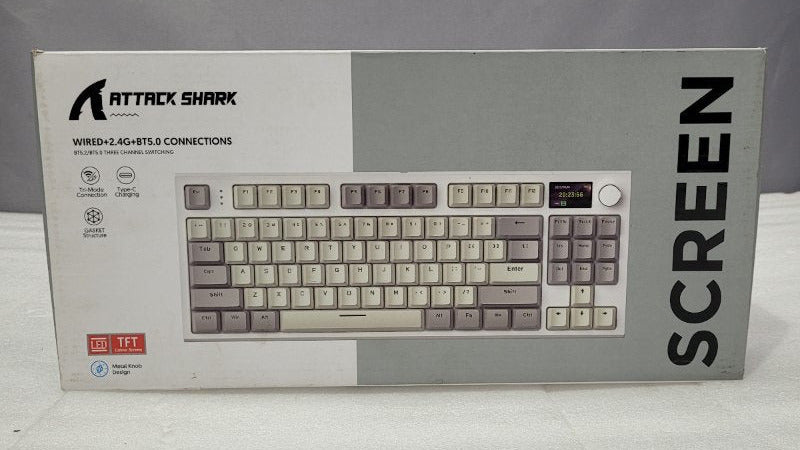 Teclado Mecánico Attack Shark K86 Gris