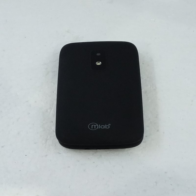 Celular Senior Tipo Almeja 4G Negro Shell 9204 Mlab