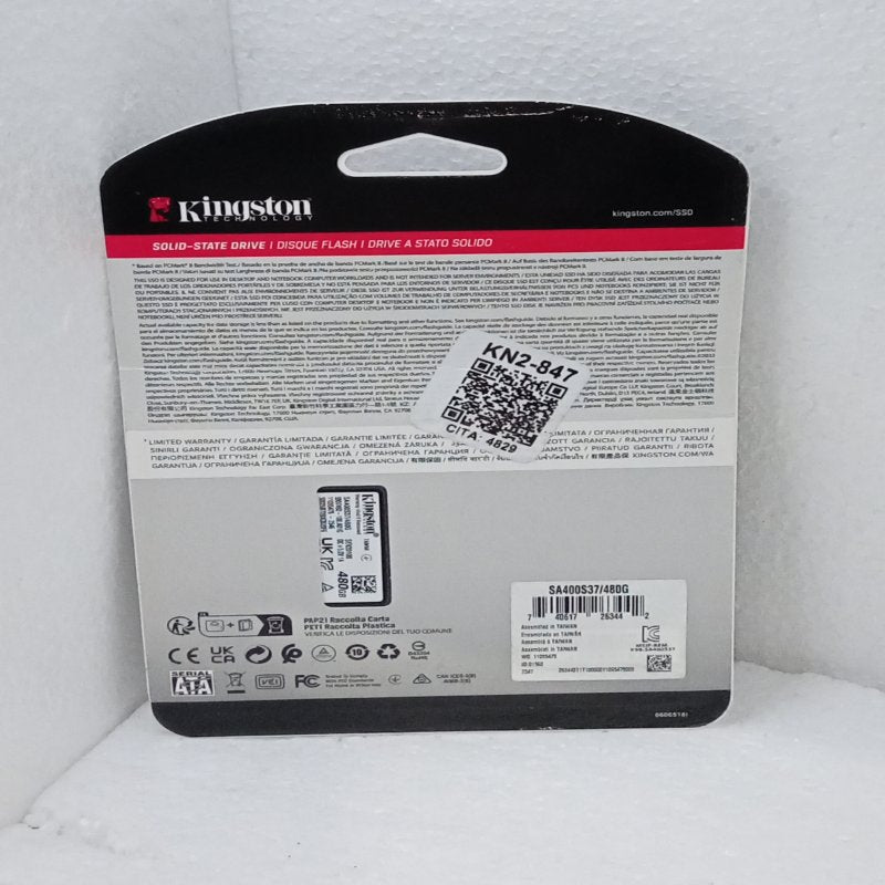 Disco SSD Kingston A400 SA400S37/480G 480GB