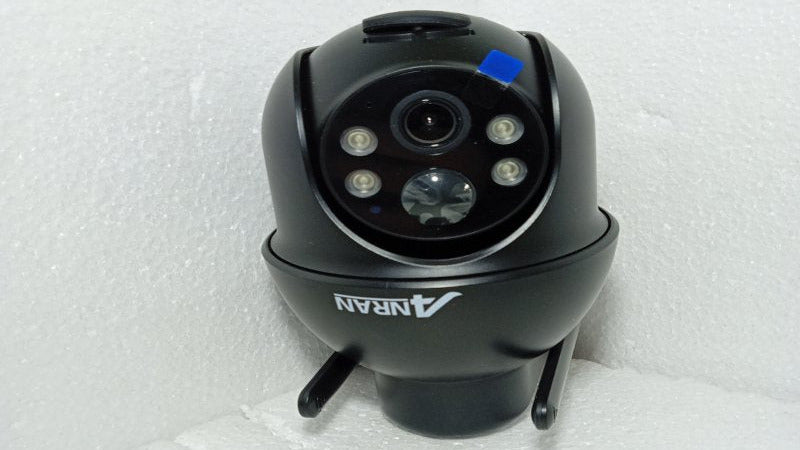 Cámara de Seguridad Anran Solar Full HD con Sonido, Negro