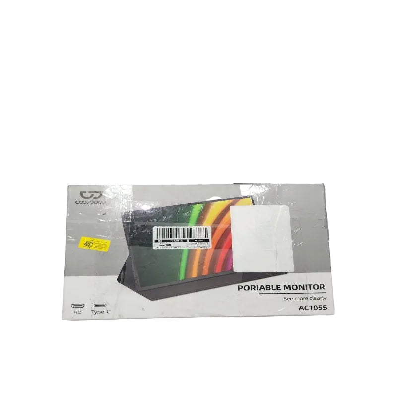 Monitor Portátil para Laptop Goojodoq AC1055 15,6" Negro