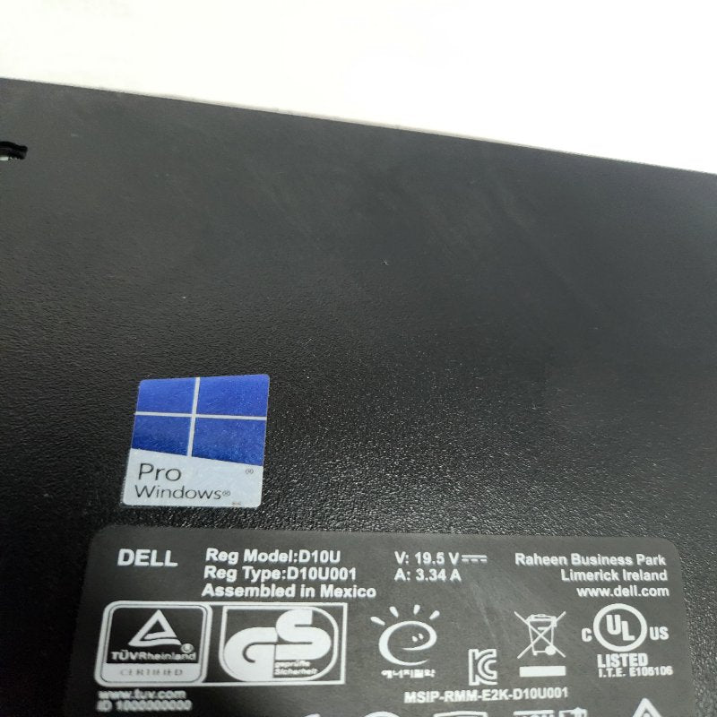Mini PC Dell D10U Intel Core i3 16 GB RAM 512 GB SSD Wi-Fi
