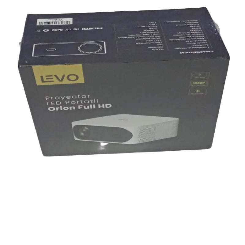 Proyector LED Portátil Levo Orion Full HD Blanco