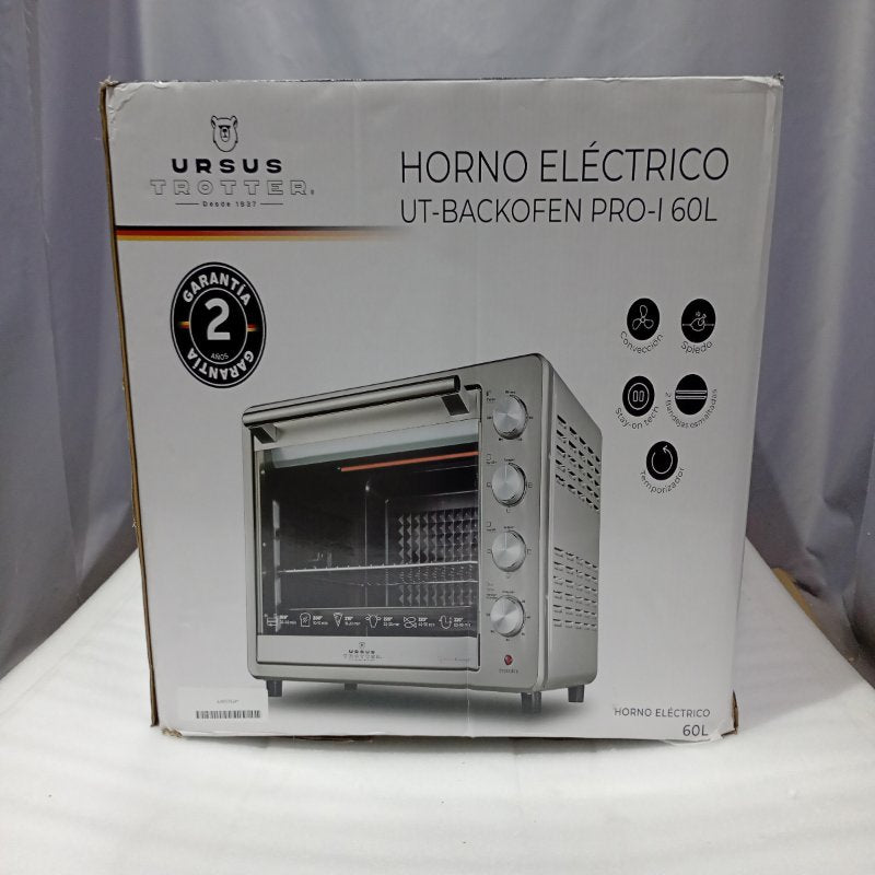 Horno Eléctrico URSUS TROTTER UT-BACKOFEN PRO-I 60 Litros