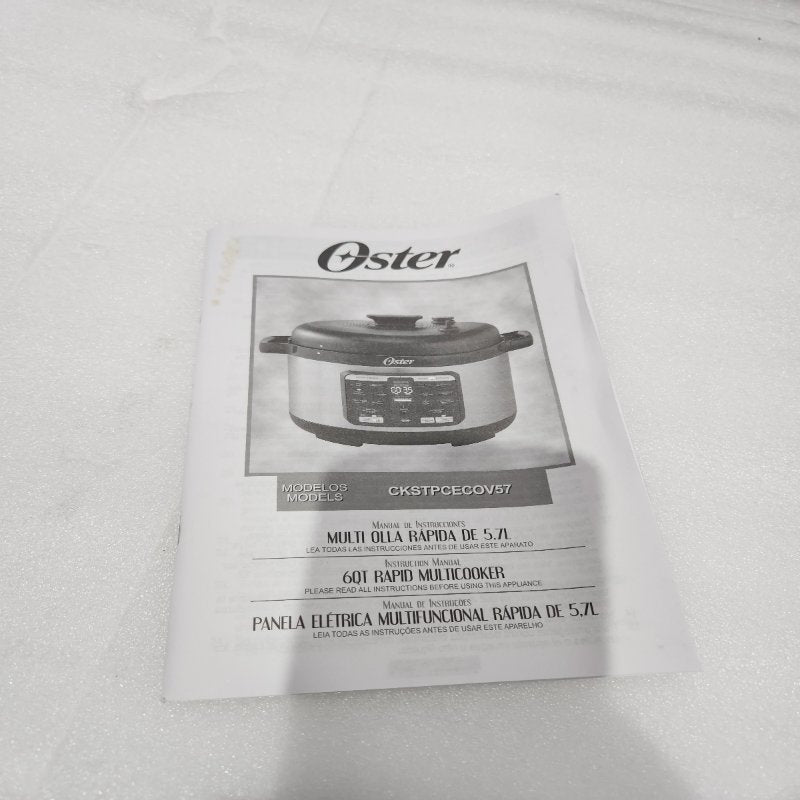 Multi Olla a Presión Eléctrica Oster CKSTPCECOV57-052 5.7 Litros